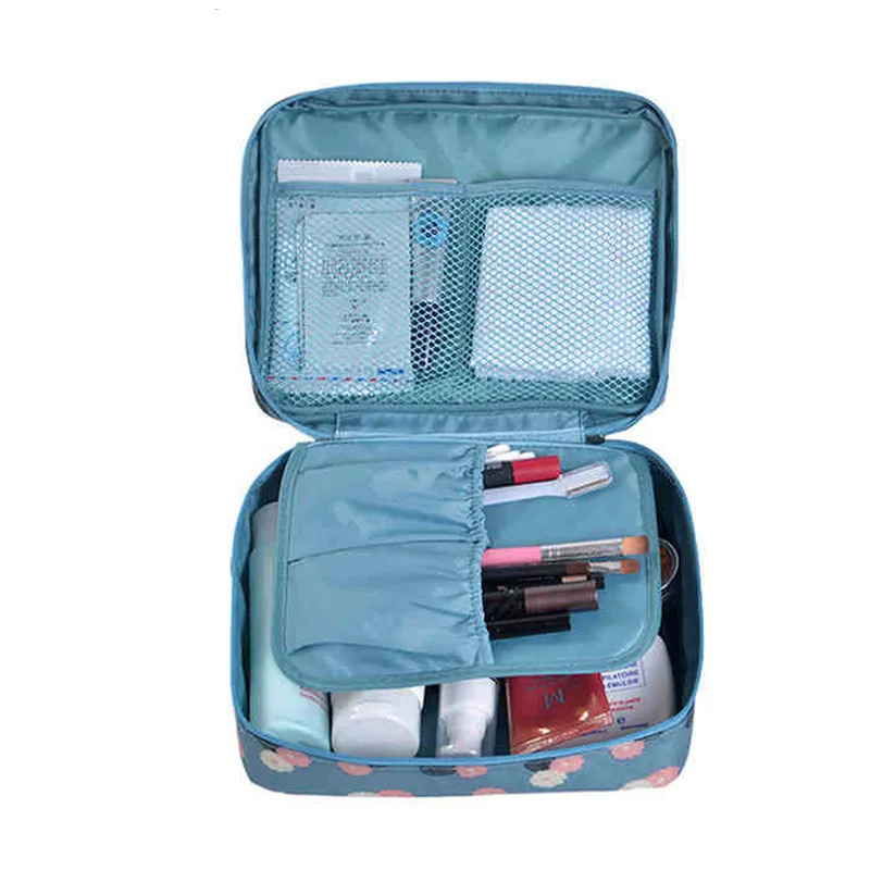 Women Cosmetic Bag Storage Organizer Bags Waterproof Portable Makeup Bag Travel Necessity Beauty Case Wash Pouch Makeup Bag