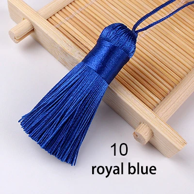 5 Stück/Set 5cm Quasten Hängende Seidenquasten Fransen zum Nähen Zierquasten Schlüsselanhänger DIY Dekorative Vorhang-Accessoires – Detail 35