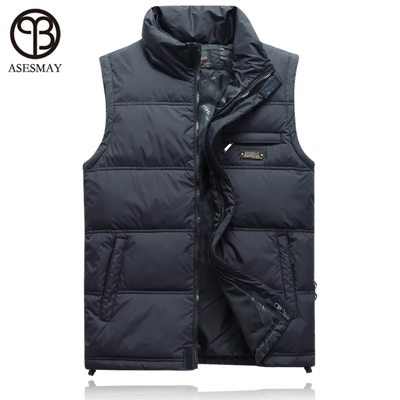 

Fashion Sleeveless Jacket 2019 Men Thickening Coat Hooded Warm Vest Winter Waistcoat Men Casual Windbreaker