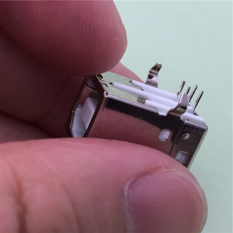 10pcs/lot USB B Type Female Socket Connector G45 for Printer Data Interface