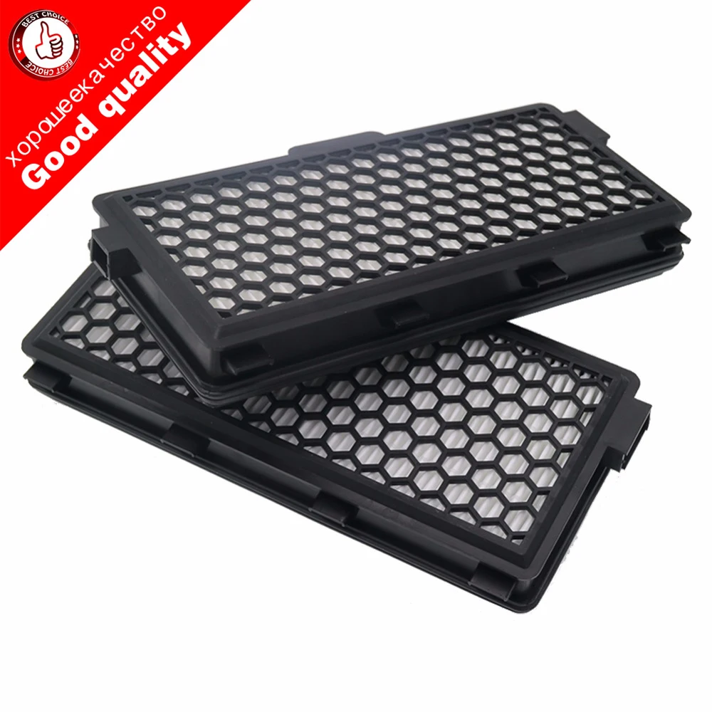 2Pcs Vacuum Cleaner Active HEPA Filter SF-AH 50 for Miele S4 S5 Series S5780 Cat&Dog5000 S8330 S6240-S6760 Series Complete C3 C2