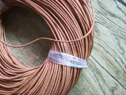 100 metri Morbido 1.5mm Reale del Cavo di Cuoio Rotondo Undyed Naturale Genuino Cavo di Cuoio per Mestiere Monili Che Fanno