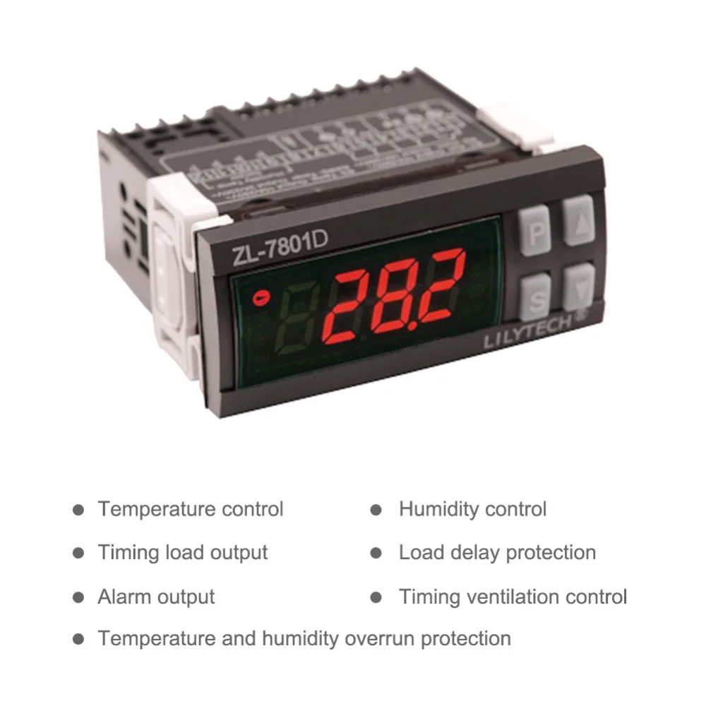 Imagem -02 - Yieryi-incubadora Digital Lcd para Ovos Incubadora Controle de Temperatura e Umidade 110 a 240 v