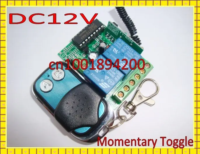 

Free Shipping 12V 2CH RF Wireless Remote Control Switch Transmitter & Receiver Security System for Light/electronics T4 M4