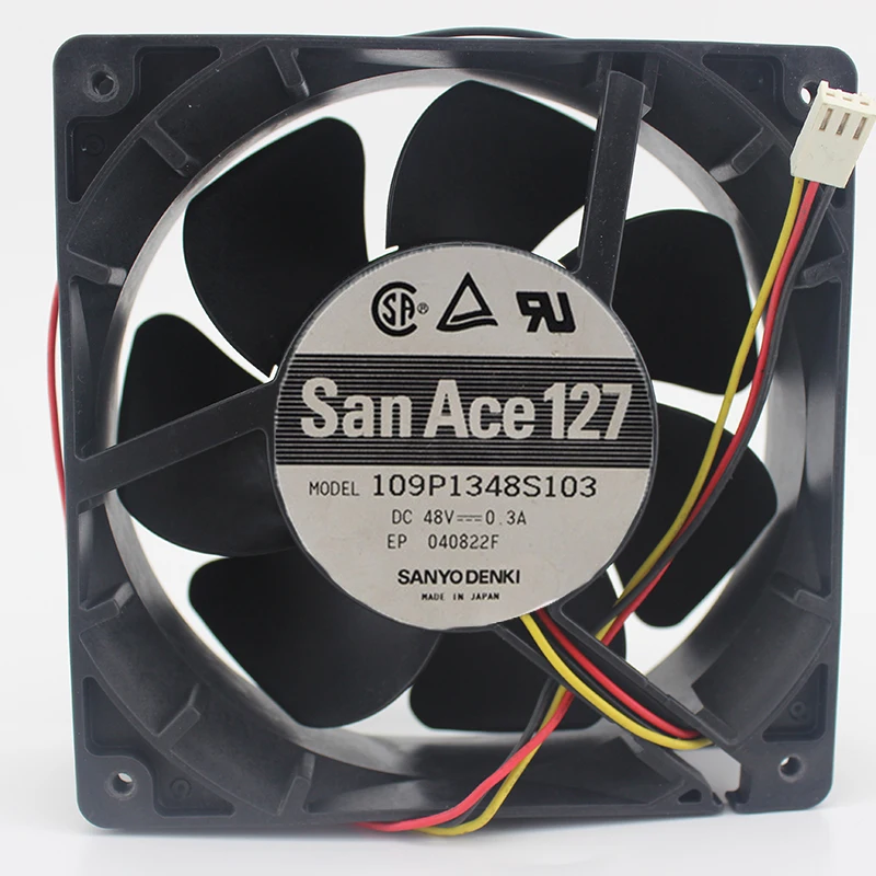 

Original 109P1348S103 48V 0.3A 12038 12.7CM three-wire cooling fan