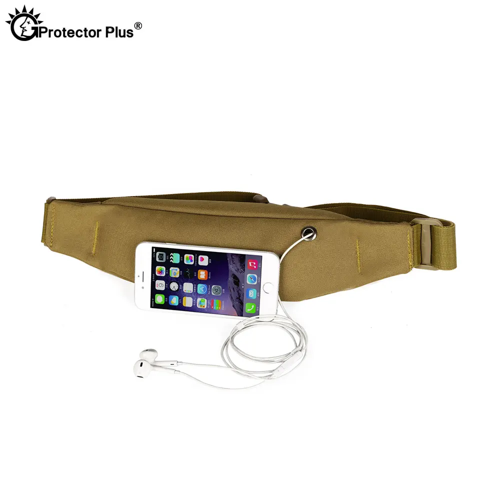 PROTECTOR PLUS Tactical 5.5/6.5 inches phone Waist Bag Molle Shoulder Bags Outdoor Sports Hiking Running Crossbody