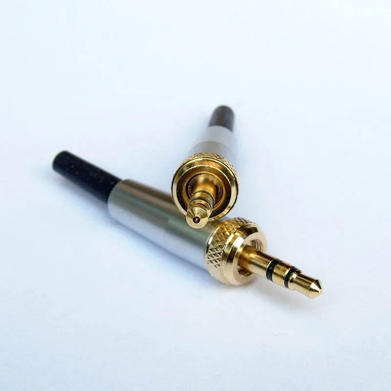 

High Quality 5pcs / lot 3.5 MM gold plated stereo 1/8" Screw Lock audio Plug / 3.5mm headphone plug 416