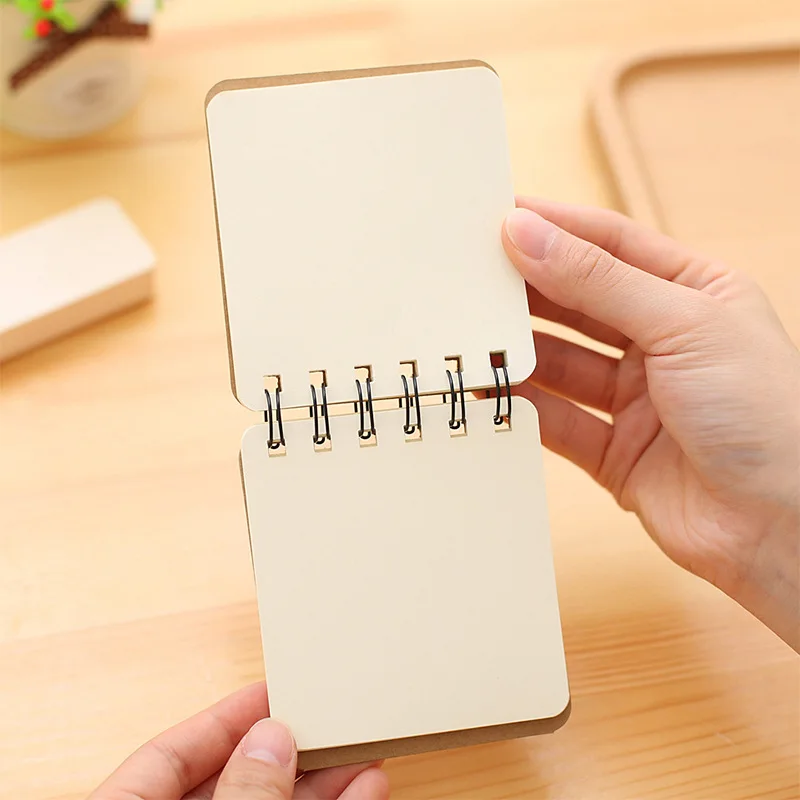 MEMO pad Korean Stationery Black Gold Beard Coil Book Portable notepad small Book Wholesale