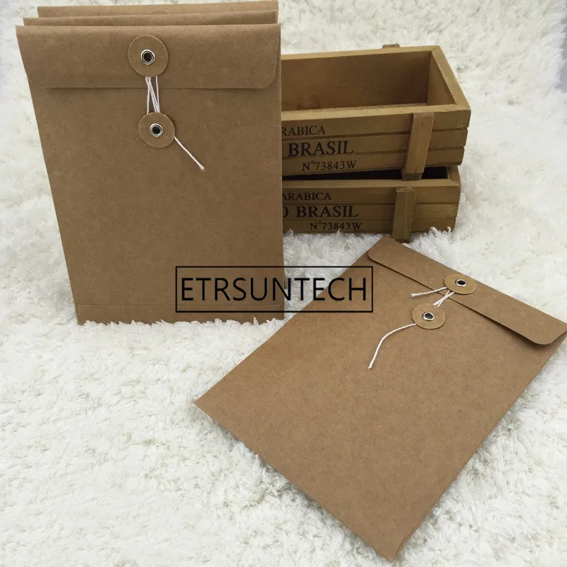 Kraft File Underwear Cloth Packaging Holder Paper Bag Sock Stocking Small Gift Packing Bag 12.8x18cm