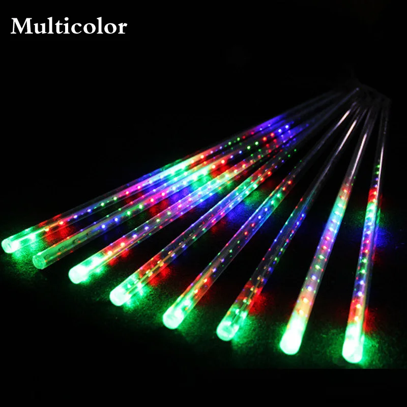 30cm 50cm 110v-230v chuva chuva chuva tubo guirlande led ao ar livre guirlanda fadas árvore de natal festão luzes decoração de casamento