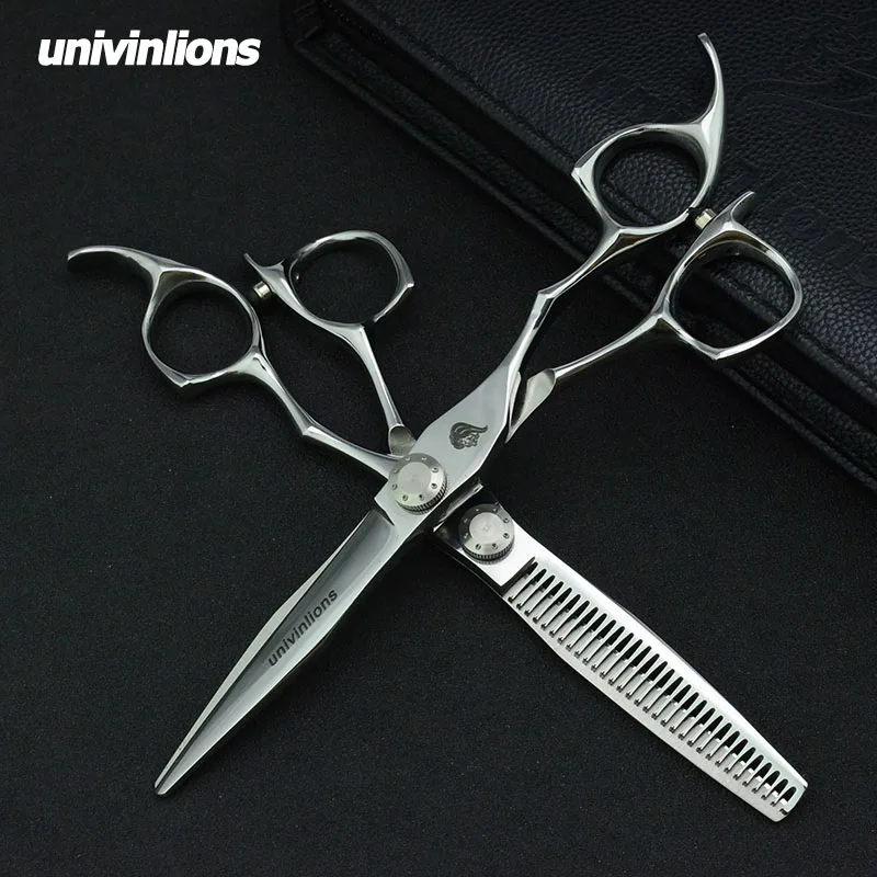 

5.5 6.0" barber hair scissors hairdressing salon hair cutting shears hair thinning scissors japanese haircut razor scisor