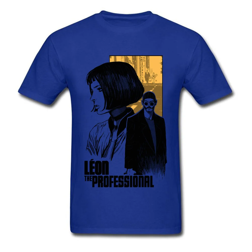 Character T-shirt For Men Mathilda Leon The Professional Killer Tshirt 100% Cotton Retro Tees Leon Movie T Shirts Free Shipping