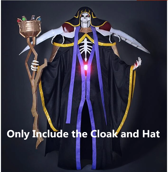 Irelia H Store Overlord Cosplay Ainz Ooal Gown cosplay costume Momonga cloak with hat custom made/sizing