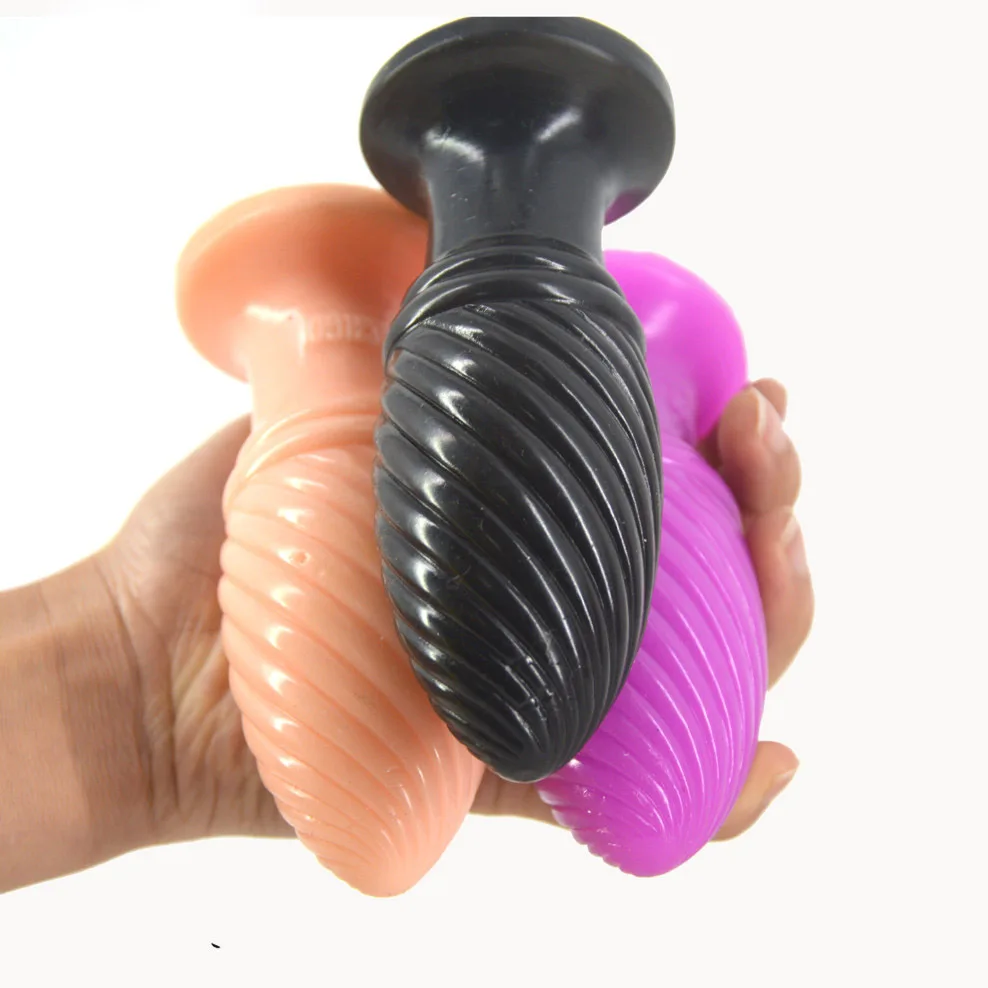 FAAK promotion cheap anal plug screw thread butt stopper dildo woman butt pussy stimulate sex toy for women erotic fetish