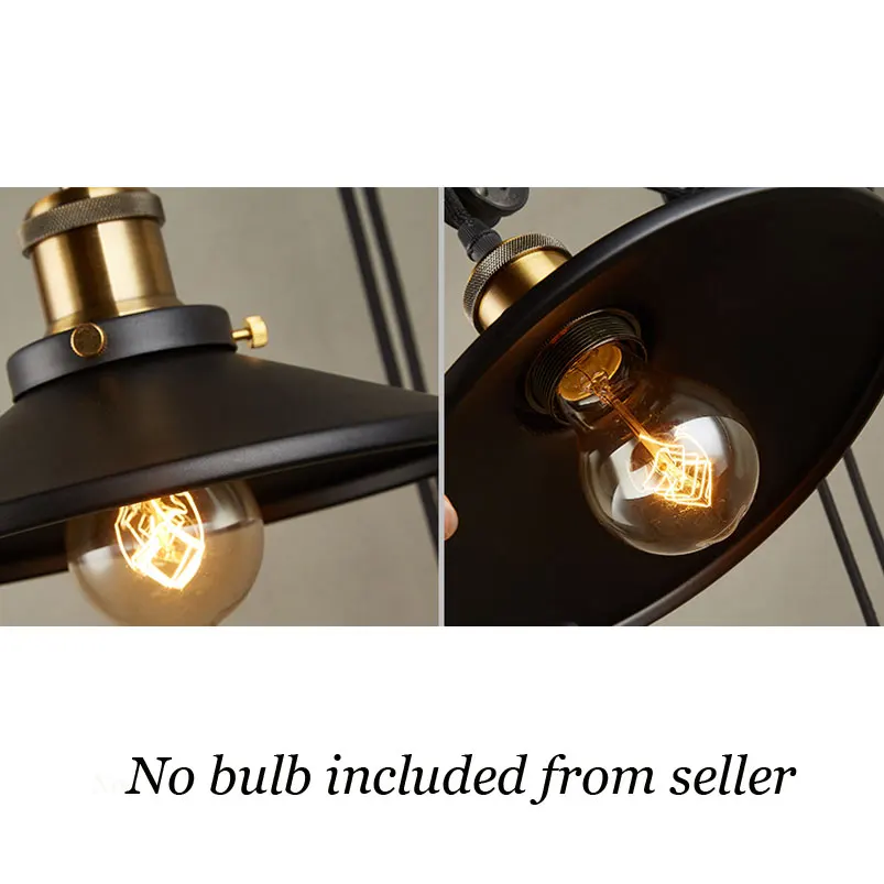 Vintage Retro Loft Wall Lamp Adjustable Iron Lifting Pulley Lamp Bedroom Study Office Restaurant Cafe Light Bra Wall Sconce