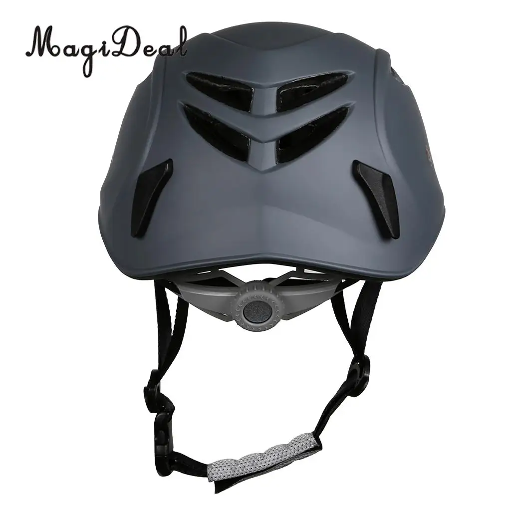 Safety Helmet Outdoor Rock Climbing Caving Kayaking Rappel Rescue Gray for Wall Equipment Rappelling Mountaineering Accessory