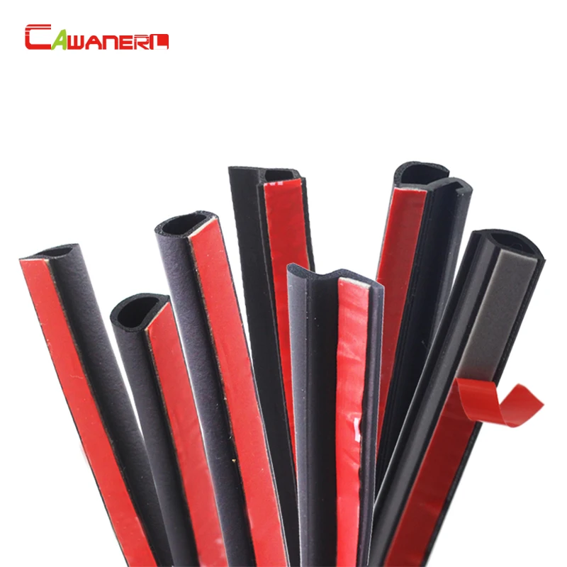 

Cawanerl Car Sedan Hatchback Door Hood Trunk Seal Sealing Strip Rubber Weatherstrip Sound Insulation Auto Seal Strip Edge Trim