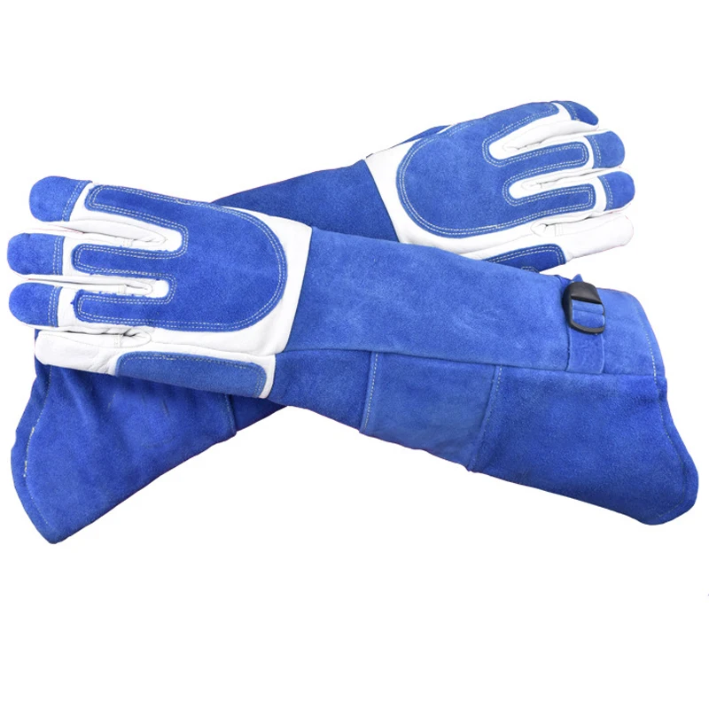 

2024 New Cowhide Anti-scalding Gloves Thick Stitching Anti-biting Labor Wear Protective Baking-Gloves Free Shipping