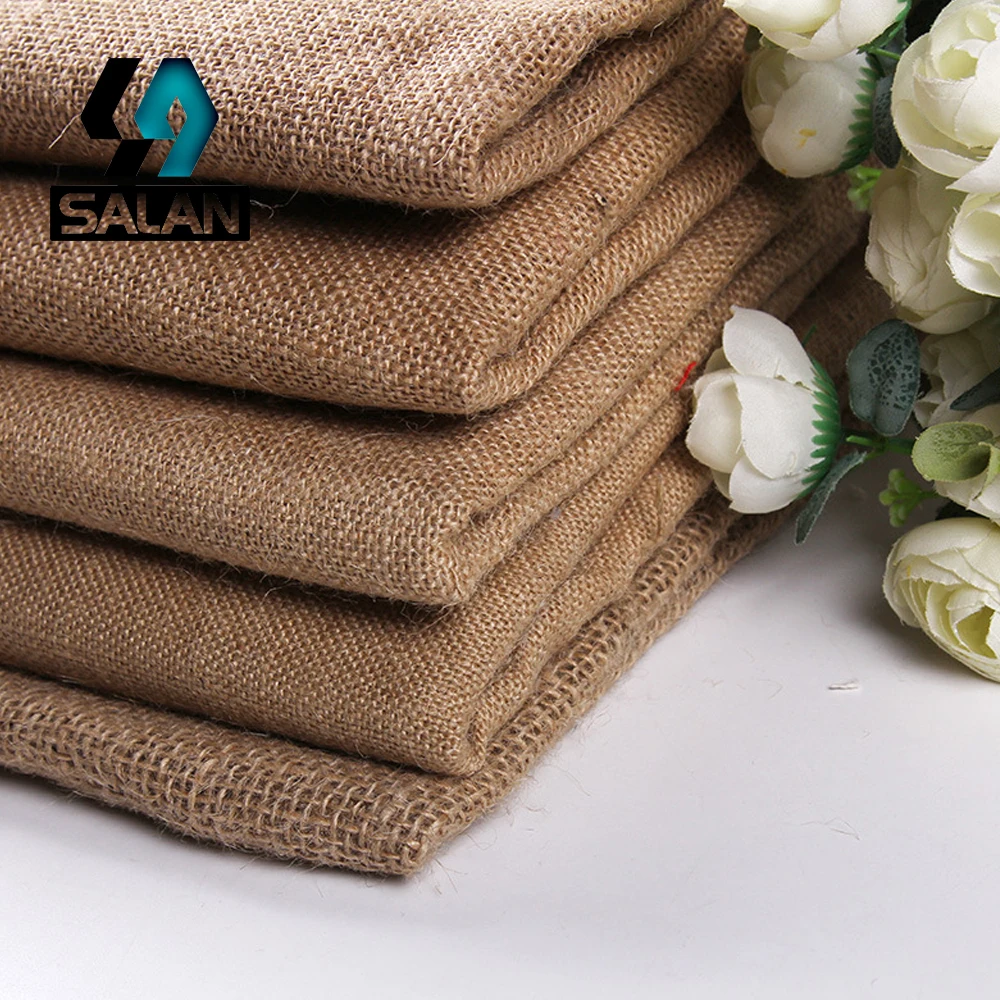 Hot Selling yellow linen natural hemp cloth of various specifications of density spot wholesale-007 free shipping