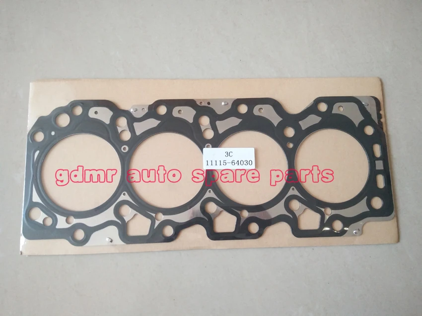 Metal type 3C Head Gasket 11115-64030 for Toyota Avensis Carina Picnic Corona Caldina Gaia Ipsum 1975cc 2.0D