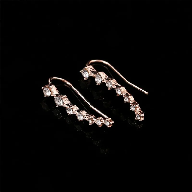 2018 Fashion Korean simple creative geometric  Brooch Earrings for women small ear studs ing brincos  Jewelry Girls gift