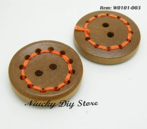 

Button wholesale 20mm High-grade natural wooden buttons diy / craft buttons kids sewing accessories