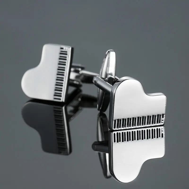 High-quality 18 style Cufflinks Life Design Cup scissors lock Cuff Links Piano Bass Cuffs Novelty Cuff Links Wholesale&retail