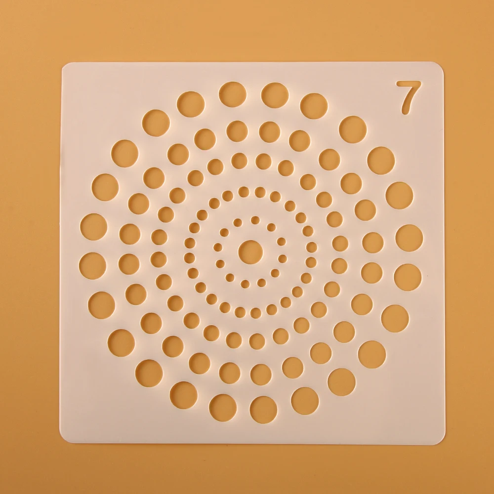Hollow Round Mandala Auxiliary Layering Stencils For Walls Painting Scrapbooking Stamp Album Decor Embossing Paper Card Template