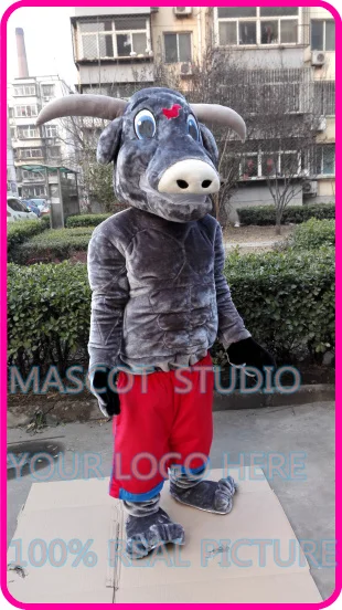 

mascot muscle bull mascot cow costume custom cartoon character cosplay fancy dress mascotte theme