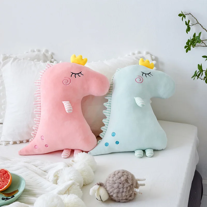 

Factory Wholesales New Dinosaur Pillow Down Cotton Sleeping Doll Stuffed Plush Toy Children's Gift Toddler Toy Christmas Gift