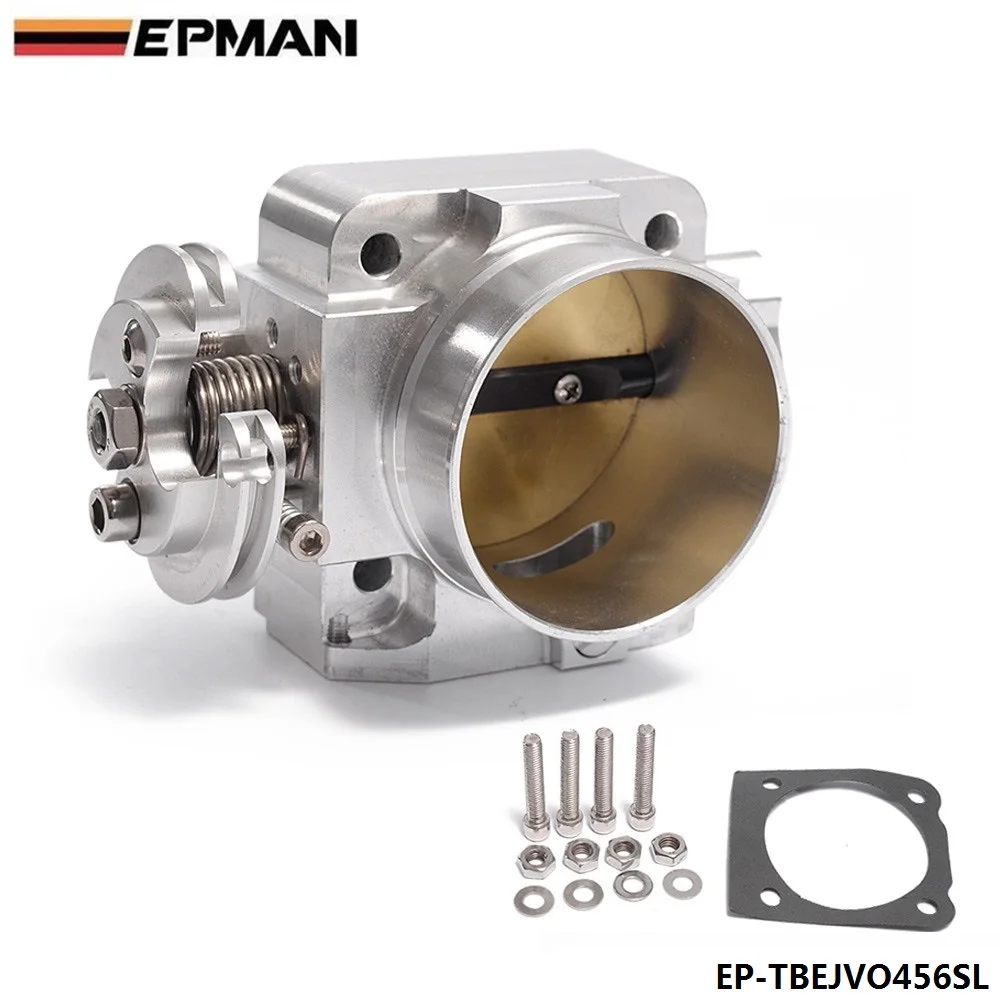 Aluminum Intake Manifold 70mm Throttle Body Performance Billet For Mitsubishi Lancer  Evo 4 5 6 4g63 EP-TBEJVO456SL