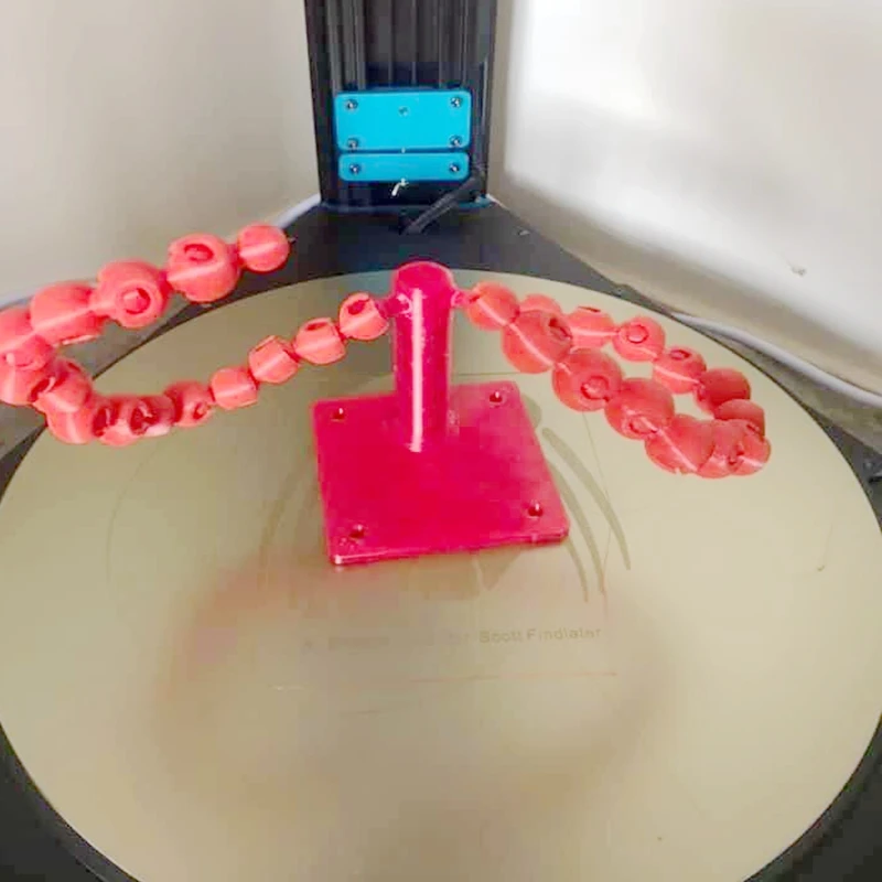 Runde PEI-Bauplatte mit 380 mm Durchmesser/15 Zoll, flexible PEI-Bauplatte aus Federstahl + magnetische Basis für AnyCubic Predator 3D-Drucker – Detail 6