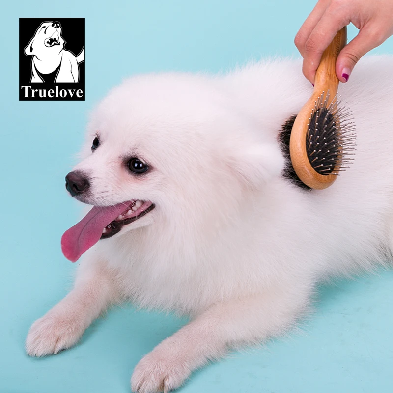 Truelove Pet Double-sided Brush Comb Stainless Steel Needle Bristles Hair Brush Grooming Competition Vacation Cat Dog TLK23131