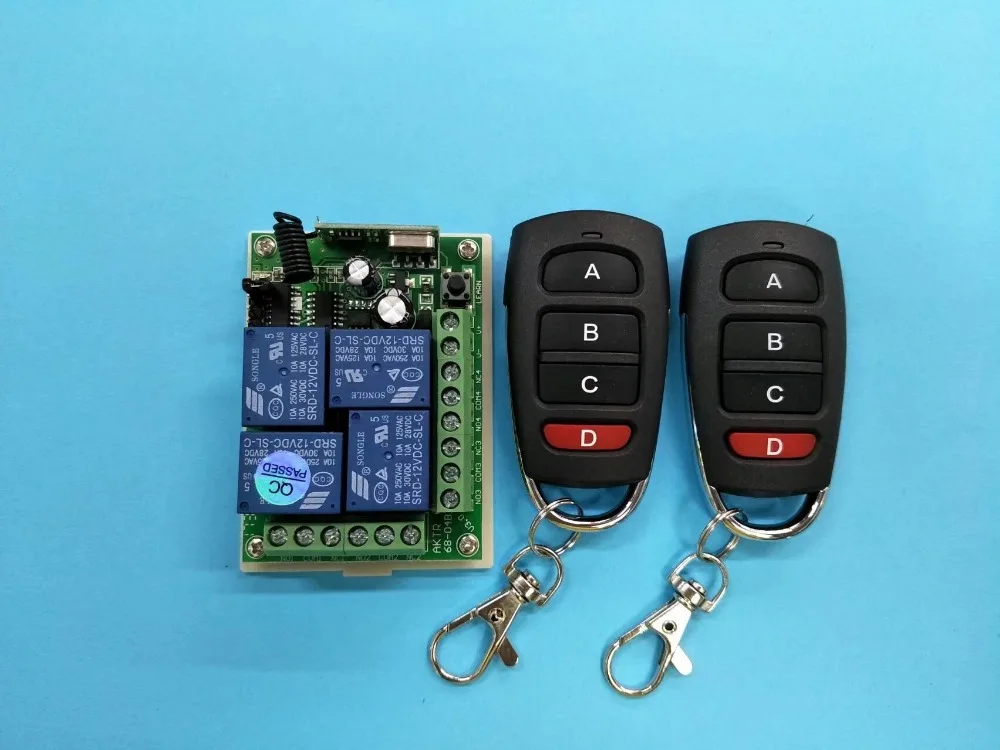 Dc 12V 10A Relay 4 …