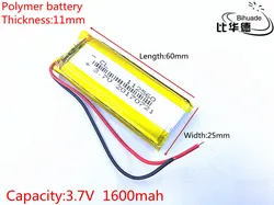 Litowa bateria energetyczna 3.7 V 1800 mAh 112560 akumulator litowo-polimerowy akumulator akumulator litowo jonowy komórki lipo