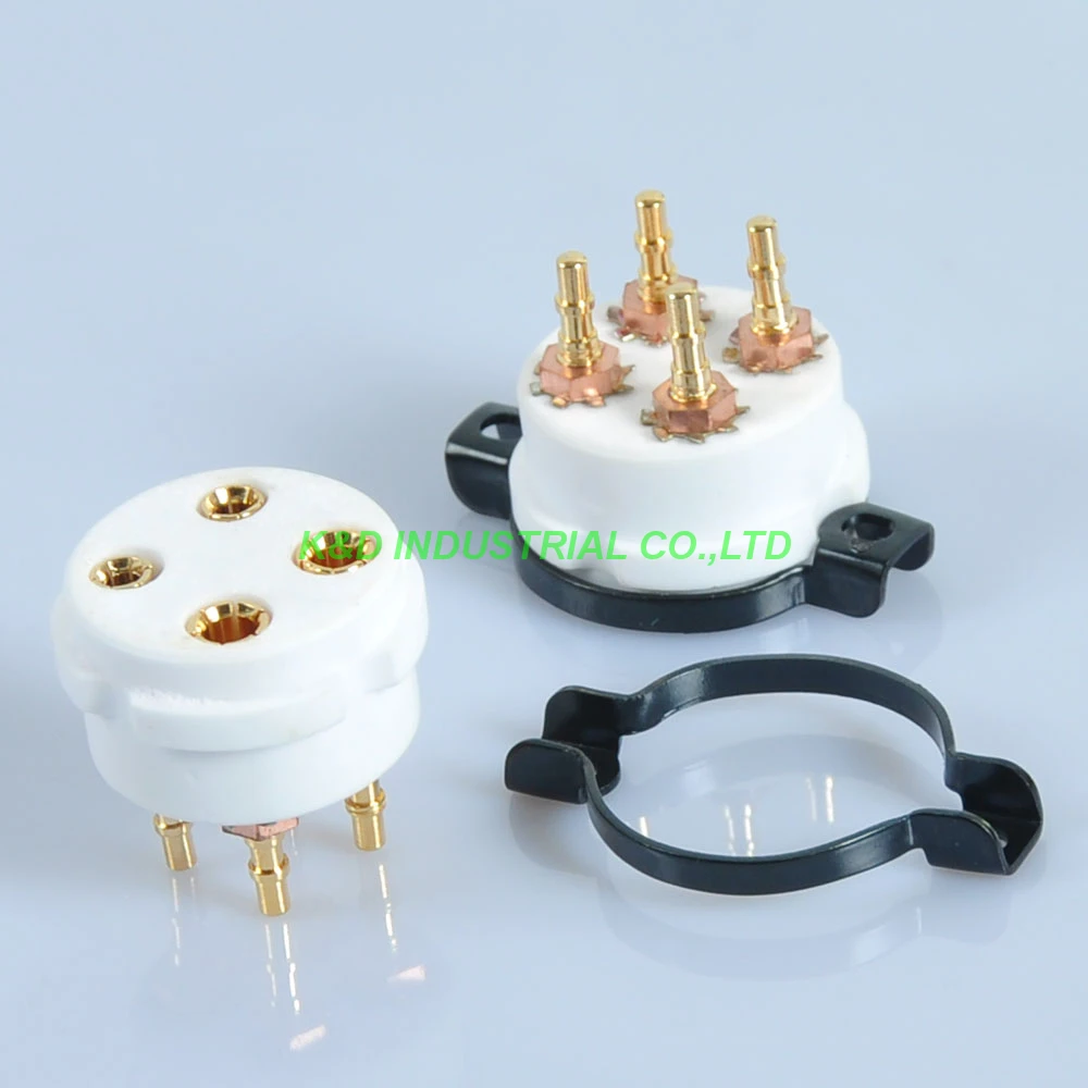 

2 шт. 4pin CMC керамический Золотой трубчатый клапан PCB 2A3 300B 274A 50 80 аудио часть