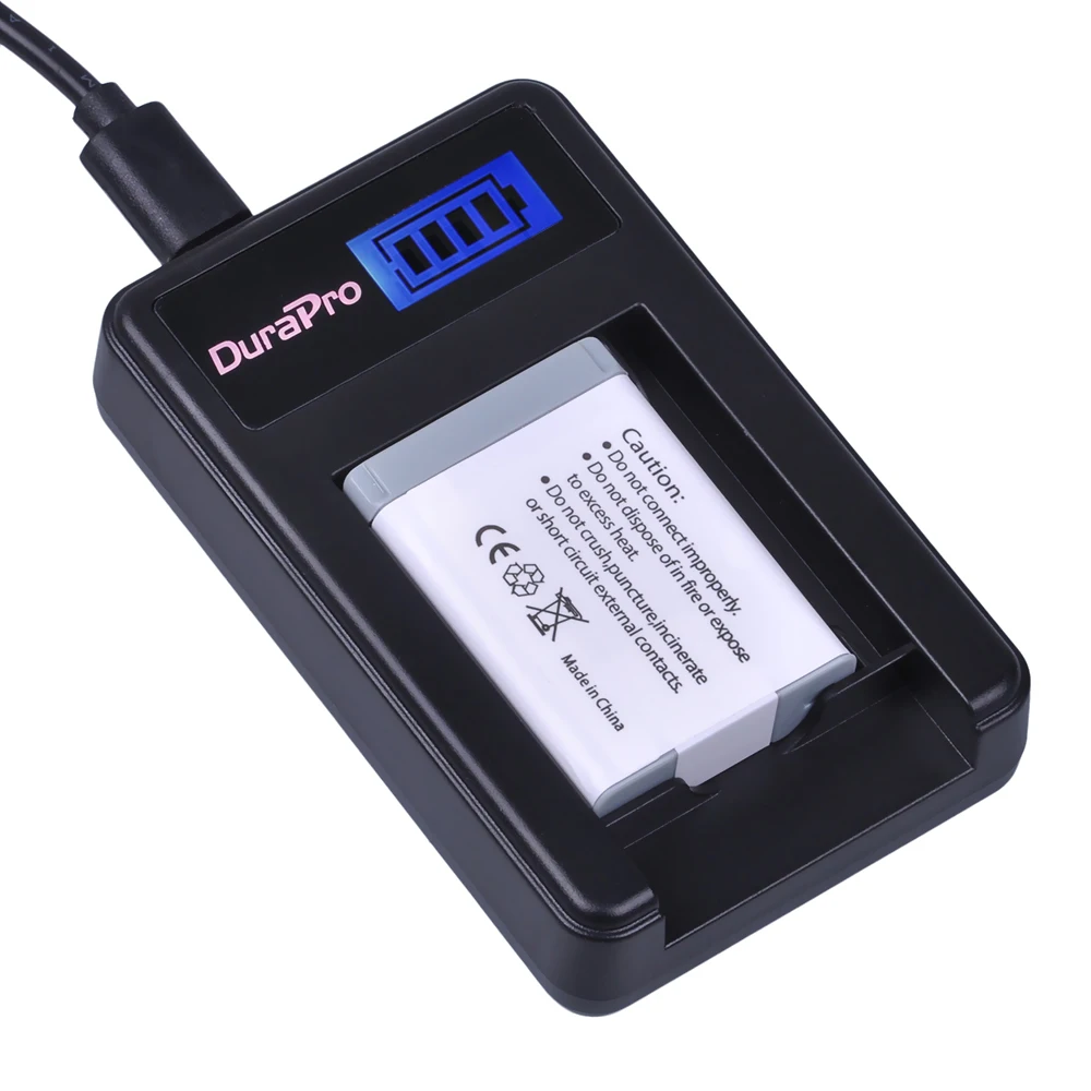 

DuraPro 1pc NB-13L NB 13L NB 13L 1250mAh Battery +LCD USB Charger for Canon G5X G7X G9X G7 X Mark II SX720 HS Bateria