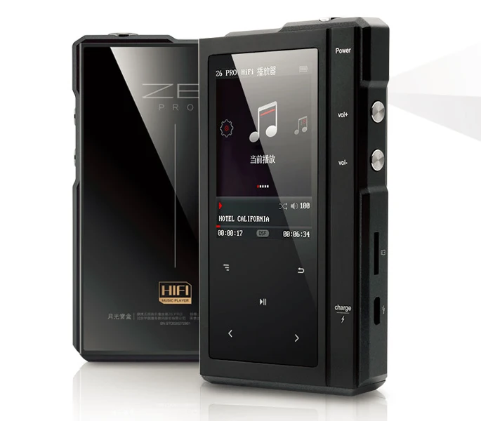 Original AIGO Moonlight Z6PRO Hard DSD MP3 Player HIFI Music Player Dual-Core CPU Come With 32G TF Card And Leather Case