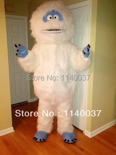 

mascot White Snow Monster Yeti Mascot Costume Customized Adult Size Abominable Snowman Monster Cartoon Character Mascotte