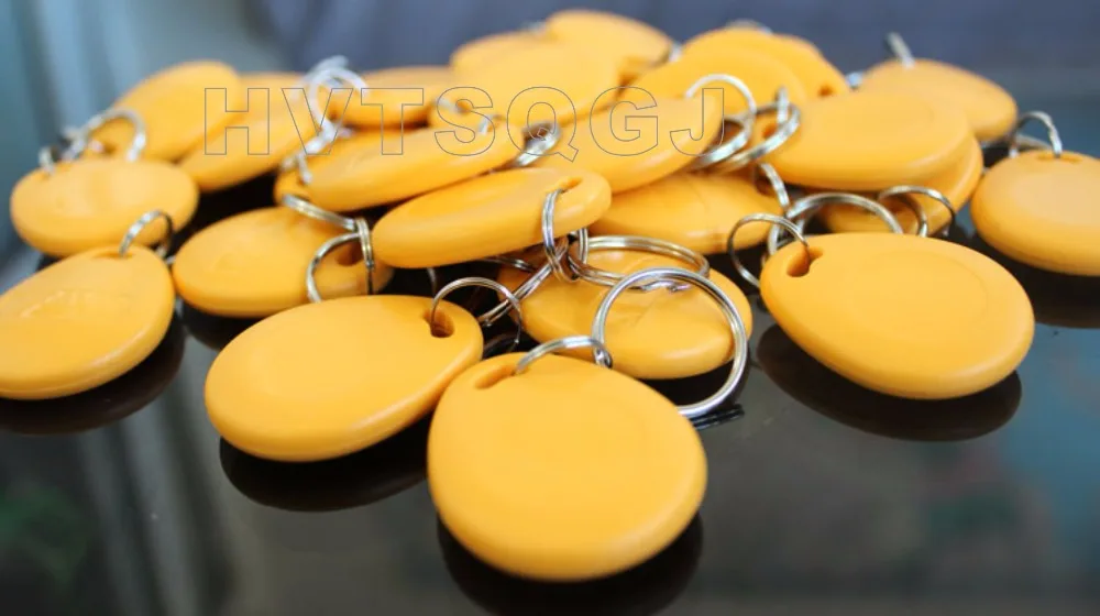 100 قطعة قابلة للكتابة 125 كيلو هرتز T5577 تتفاعل Keyfobs المفاتيح مفتاح رمز العلامة ل بطاقة كوبير تتفاعل الناسخ