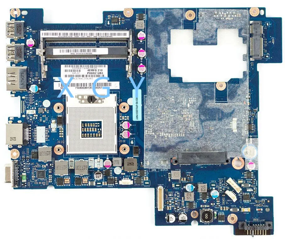 For Lenovo G570 Mainboard PIWG2 UB3 LA-675AP DDR3 HM65 100% Tested Ok