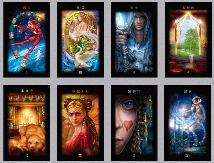 legacy of the divine tarot Gnosis tarot Board Game High Quality Paper Cards Chinese Edition for Astrologer