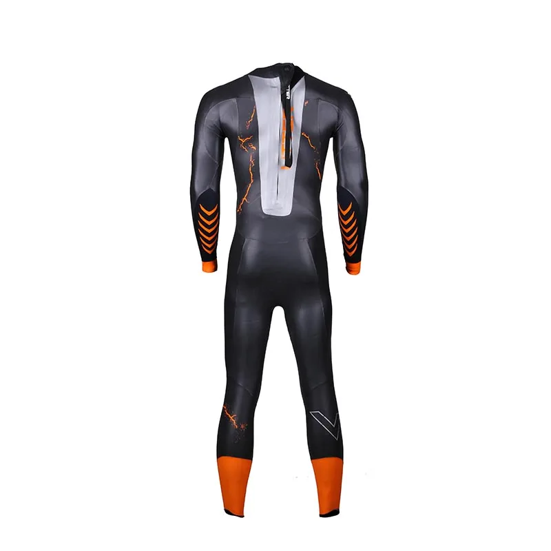 UTTER Volcano Men SCS Triathlon Suit 5MM Yamamoto Neoprene Swimsuit Long Sleeve Surfing Wetsuit Swimming Suits for Swimwear