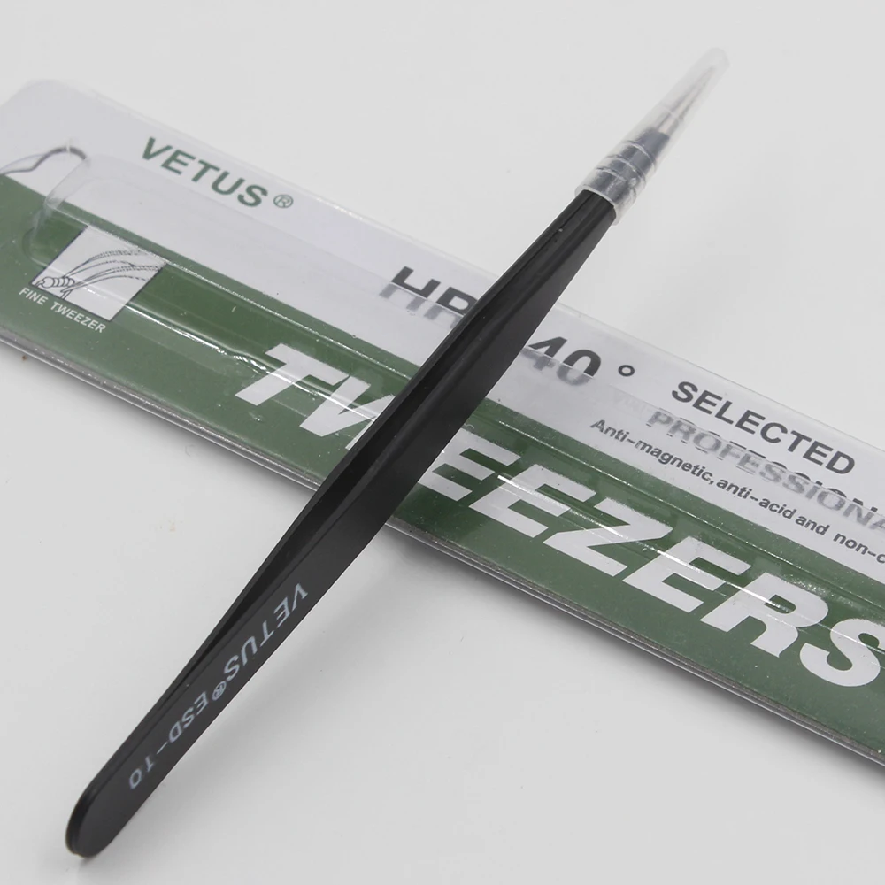 2pcs ESD-10 BGA Precision Tweezer Set Antistatic Tweezers