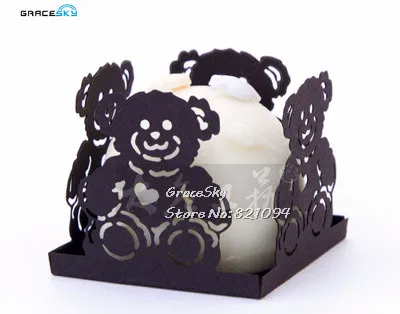 Chocolate packaging decoration,50pcs/lot cute bear wrapper,candy holder,caixa de chocolate,wedding supplies