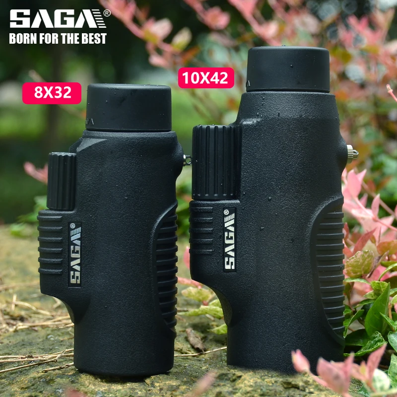 SAGA BAK4 8x32 10x42 Monocular Telescope HD Mini Monocular Outdoor Hunting Camping Scopes Phone