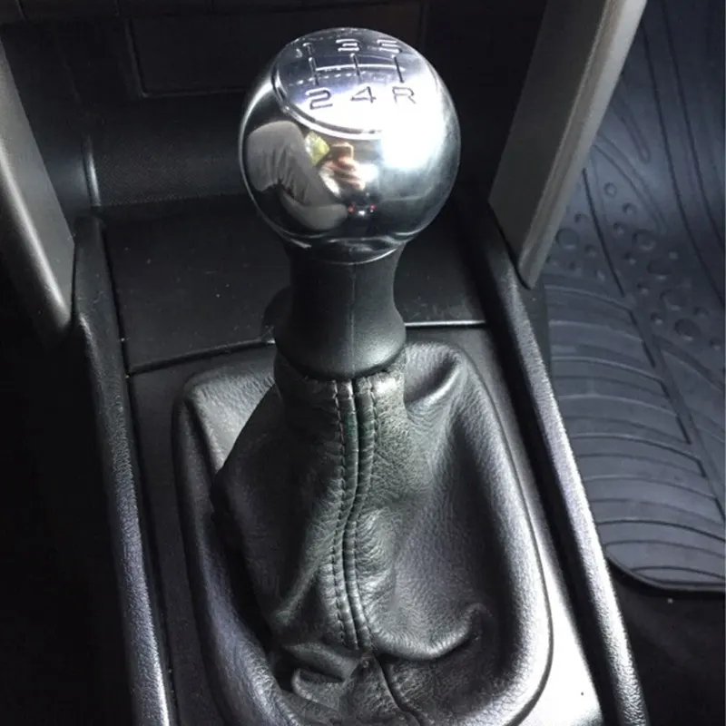 5 Speed Manual Car Gear Shift Knob VTS Sports And Leather For Peugeot 106 206 306 406 107 207 307 407 Triumph C5 Senna C2