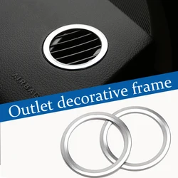 Car Styling 2pcs/set Car air conditioning outlet decoration Cover trim For Mercedes Benz ML GL Class GLK GLS GLE X204 W166 X166