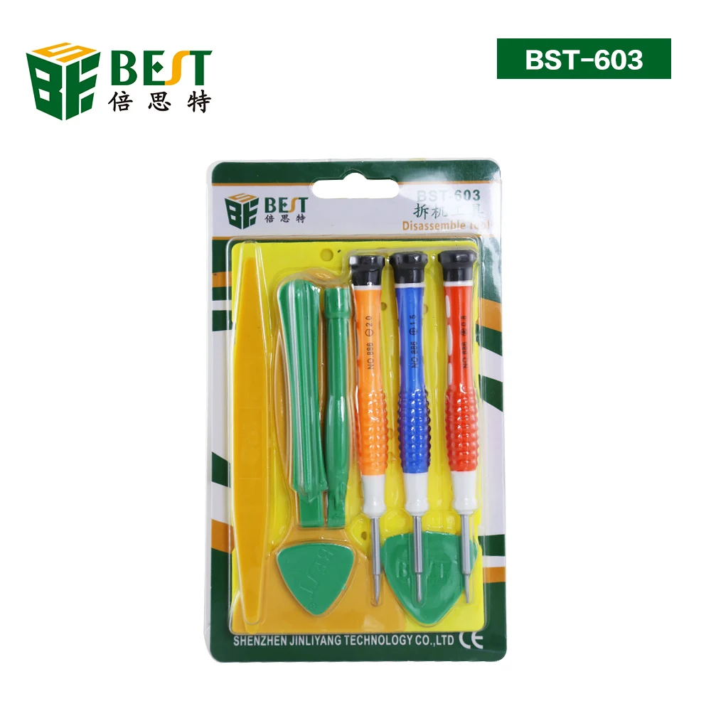 BST--603 تفكيك مفك الهاتف المحمول إصلاح أداة لكيت فون 4/5/6