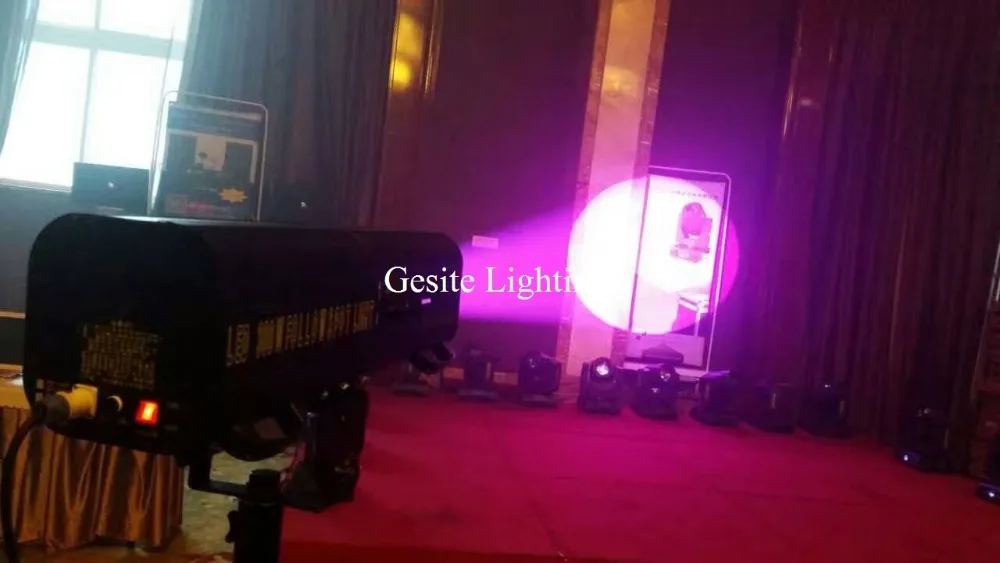 free shipping New wedding led spot gobo 330w follow spot light with a flight case wedding theater performance fast shipping